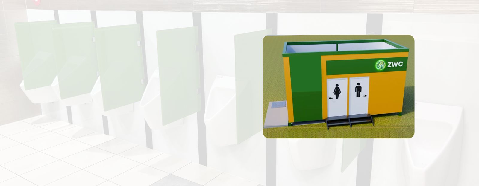 EcoFlush Public Toilet system by ZWC Solutions India